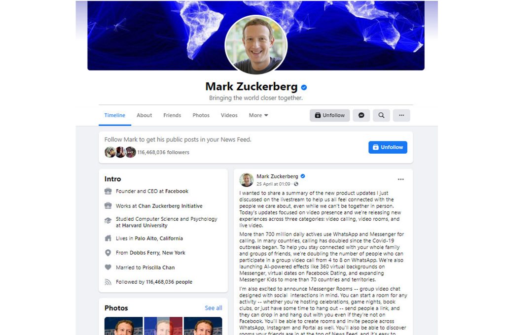 Mark Zuckerburg WhatsApp Features