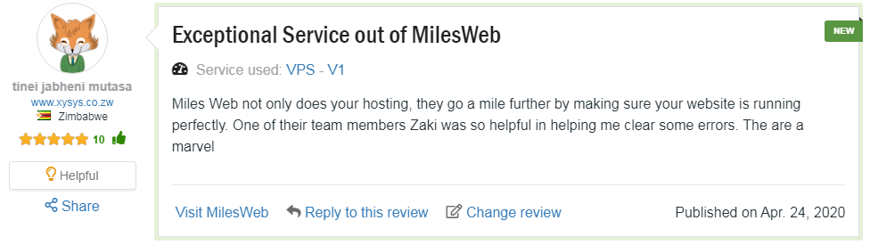 Exceptional services